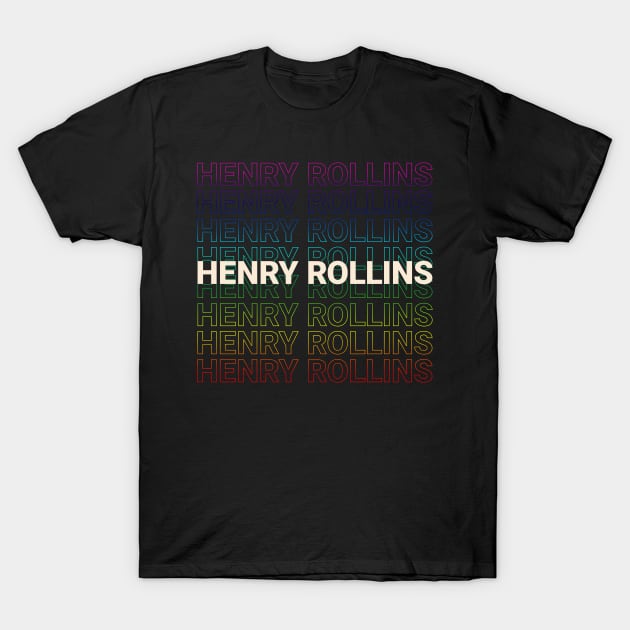 Henry Rollins Kinetic Typography Style T-Shirt by car lovers in usa